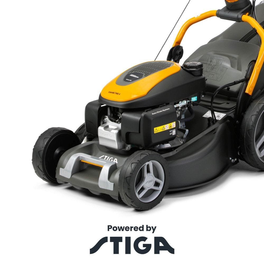 STIGA Combi 748 V Benzin-Rasenmäher – Rasenmäher Ansicht 2