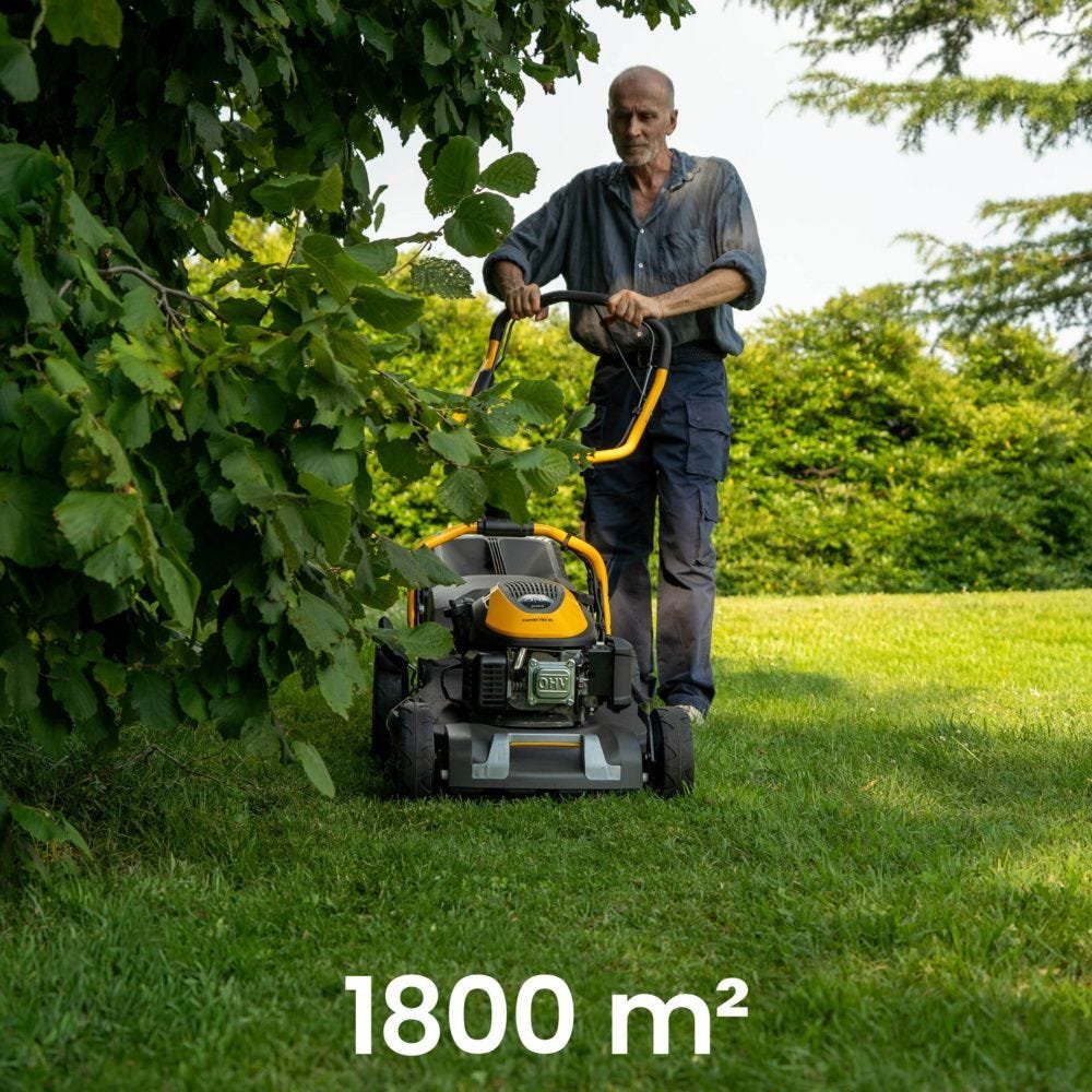 STIGA Combi 753 SE Benzin-Rasenmäher – Rasenmäher Ansicht 3