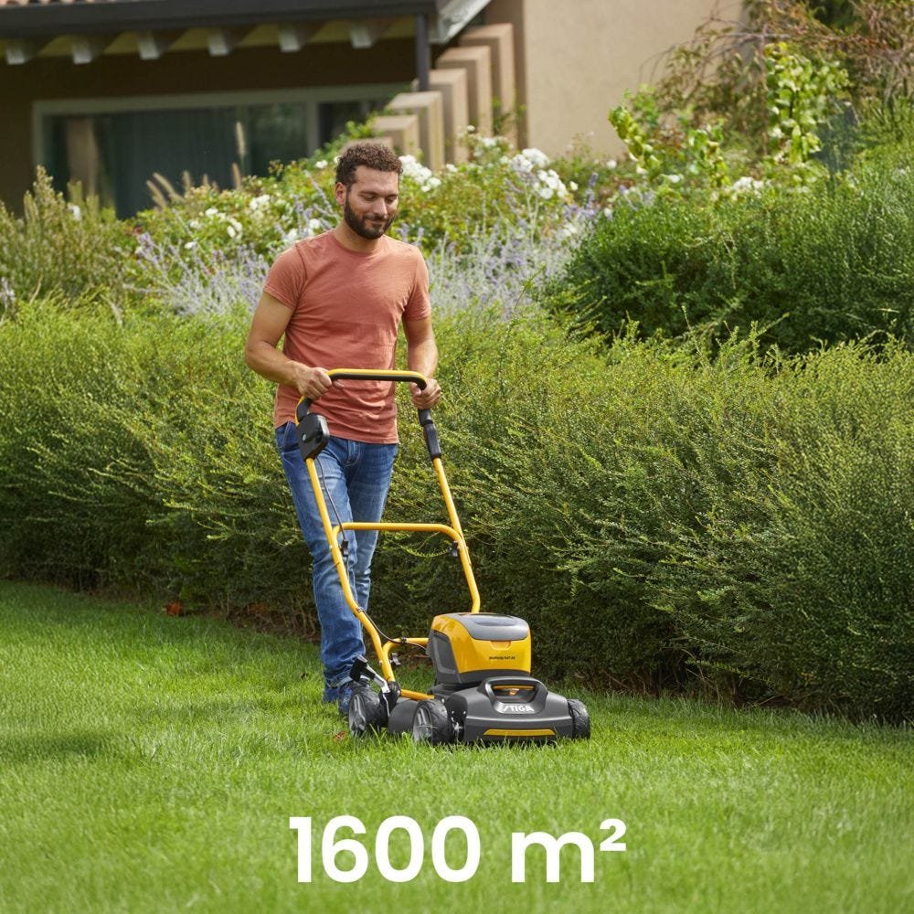 STIGA Multiclip 547 AE Kit Akku-Rasenmäher – Rasenmäher Ansicht 4