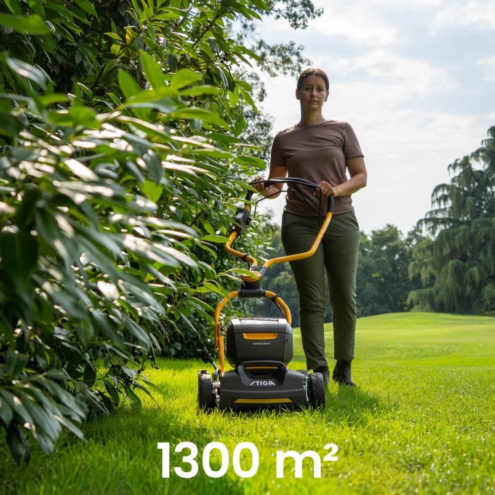 STIGA Multiclip 747e V Kit Akku-Rasenmäher – Rasenmäher Ansicht 4